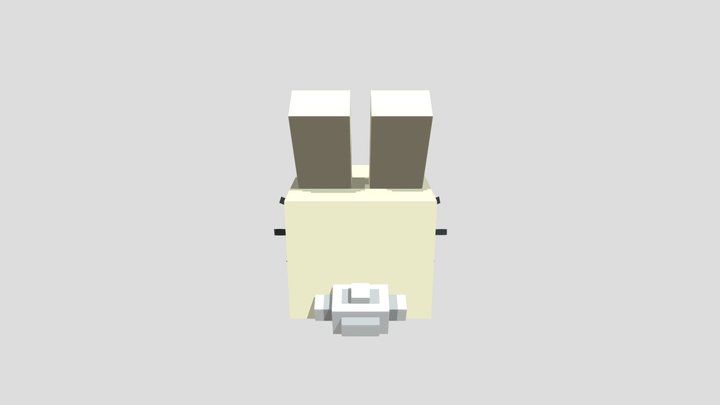 Conejo Cubico 3D Model