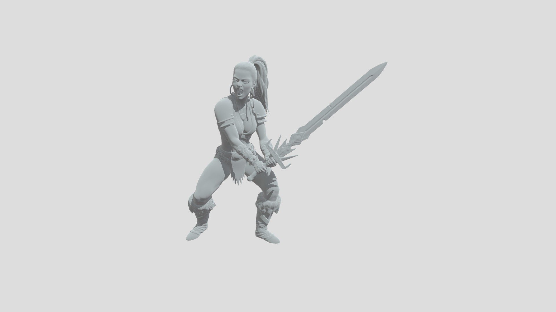 Stormblade on the Shore - 3D model by CARIOCO34 [d1fe931] - Sketchfab