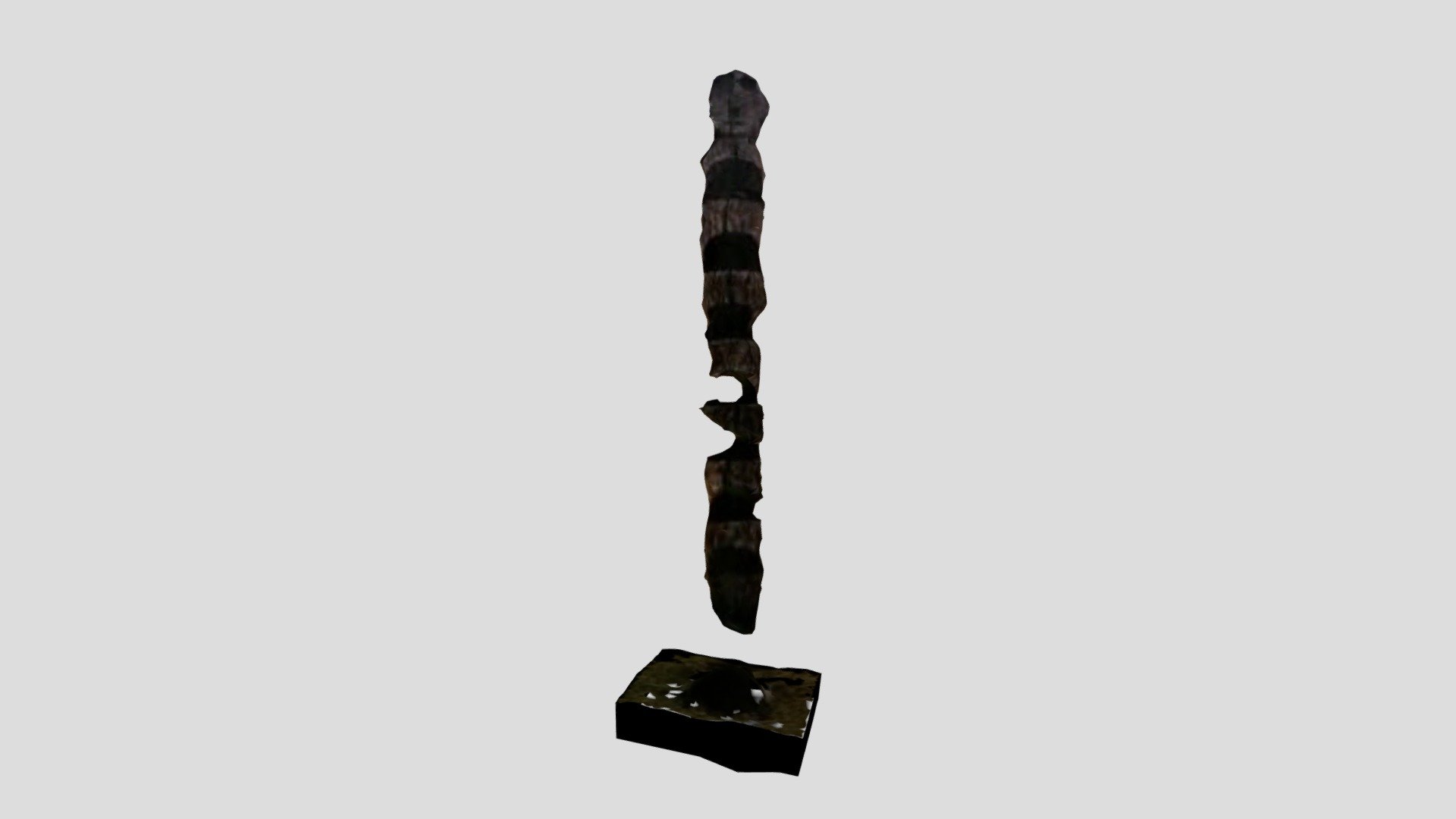 Figura ceremonial mapuche (Rehue)