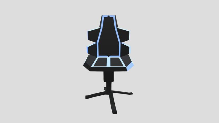 gamer chair low poly 3D Model