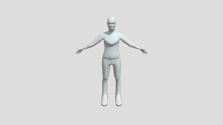 Human Model Full Body 3D Model