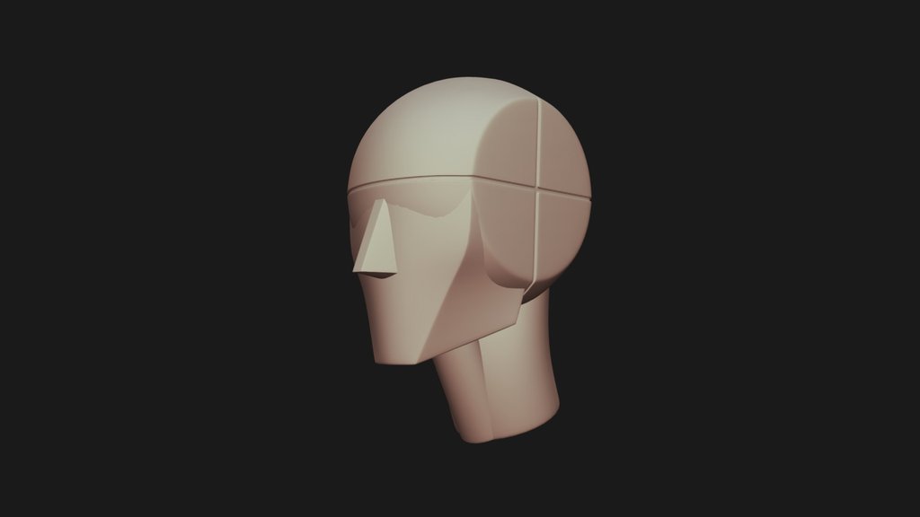 loomis 3d head - A 3D model collection by alpeshdoriwala - Sketchfab