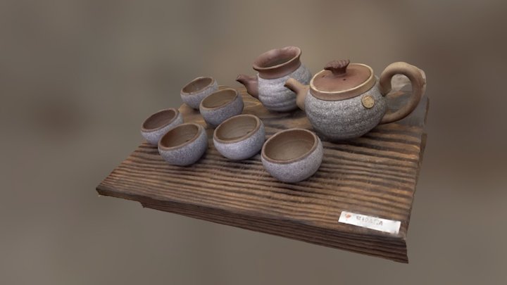 20170311  Tea Set 3D Model