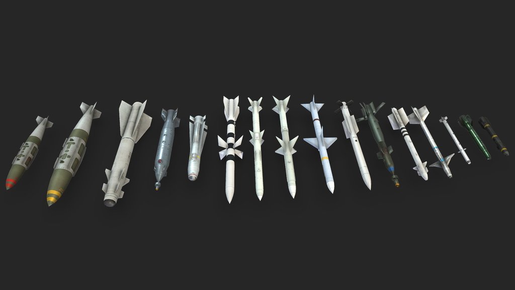Missile & Bomb Collection - Fighter Jets - Free