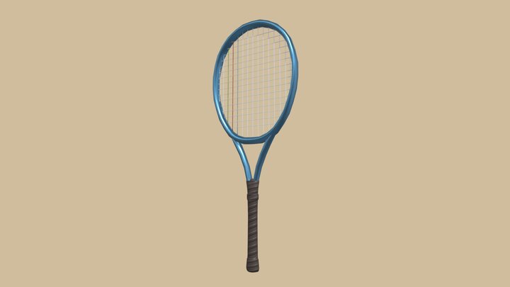 Raqueta de tenis 3D Model