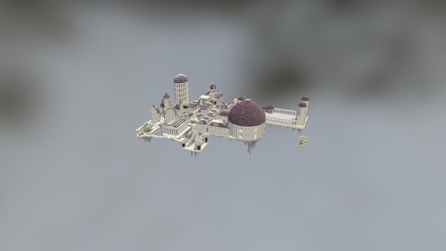 Floating City 3D Model