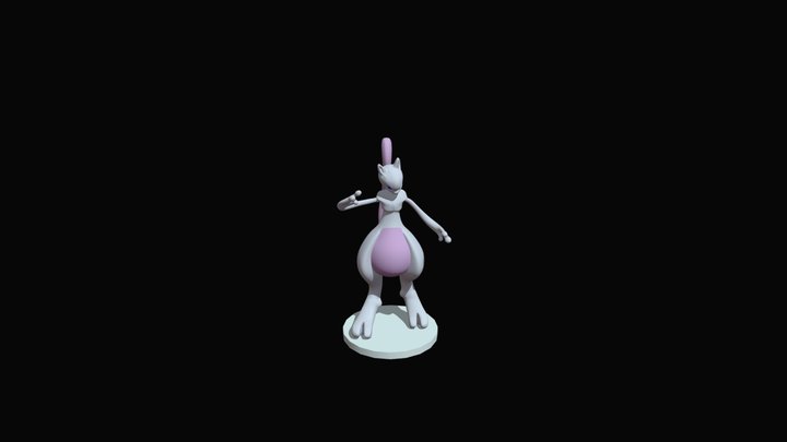 Mewtwo2 3D Model