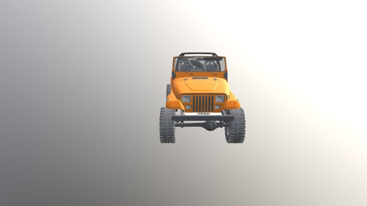 Jeep Wrangler model sketchup by wans 3D Model