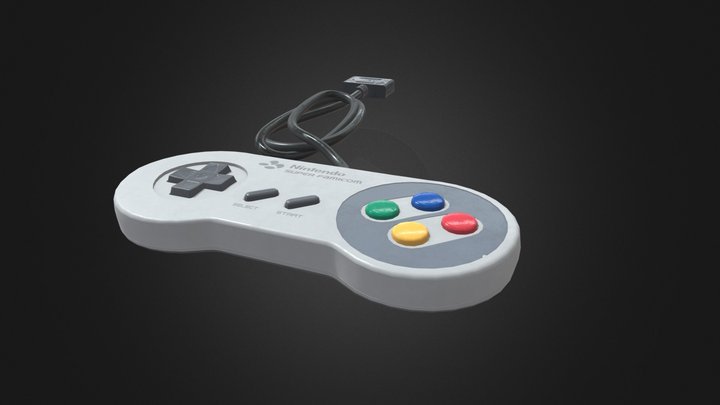 Nintendo Controller 3D Model