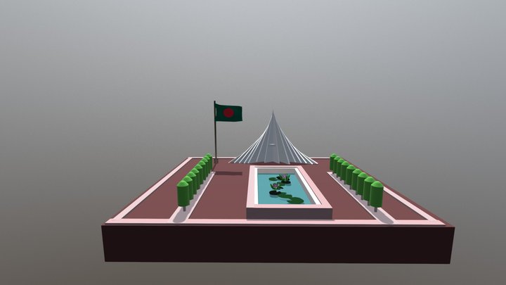 National Martyrs ( জাতীয় স্মৃতি সৌধ ) 3D Model