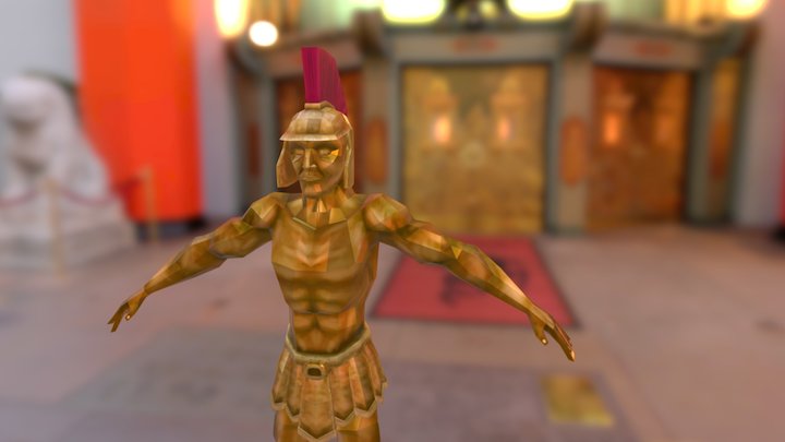 Brass Colossus 3D Model
