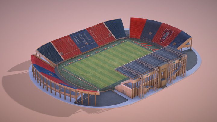 San Lorenzo Stadium "Pedro Bidegain" 3D Model