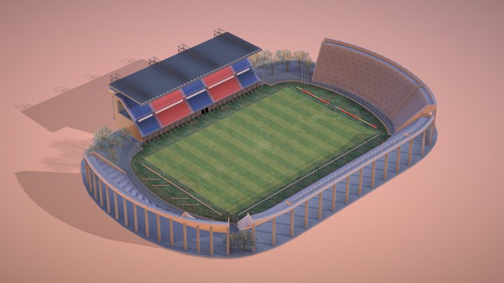 San Lorenzo Stadium "Pedro Bidegain" 3D Model