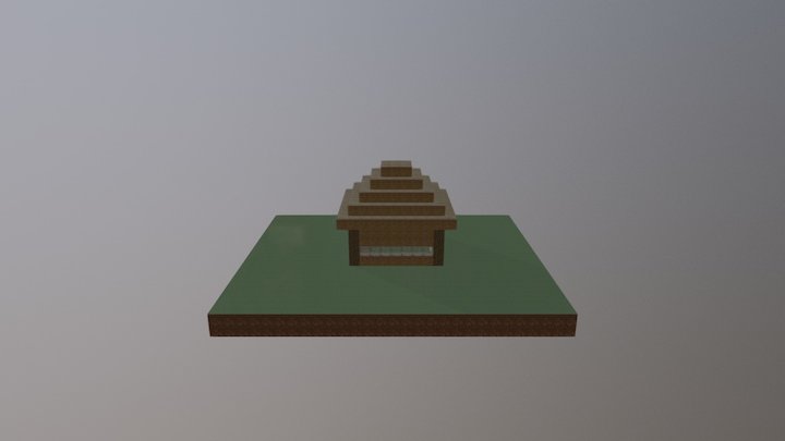 Minecraft Huisje 3D Model