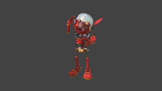 Mr. Robot Kim 3D Model