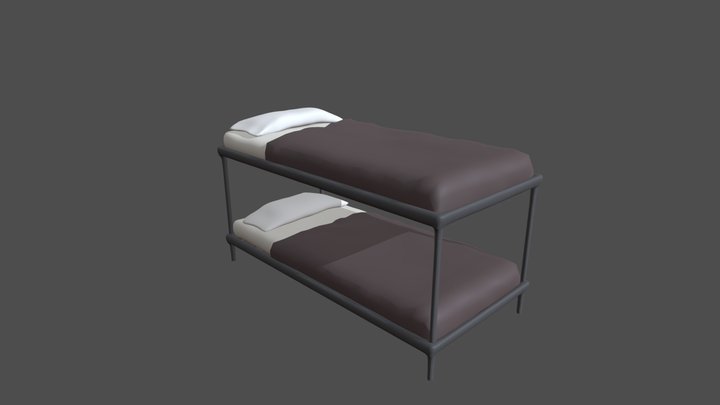 Bunk Bed Draft 3D Model