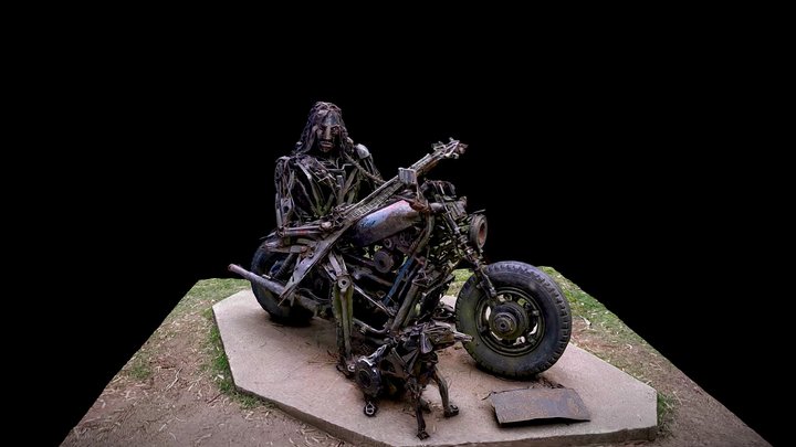 Argentina Tandil rock biker 3D Model