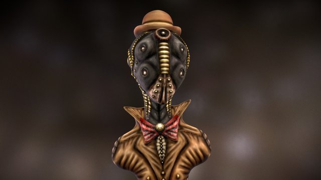 Steampunk Gentleman 3D Model