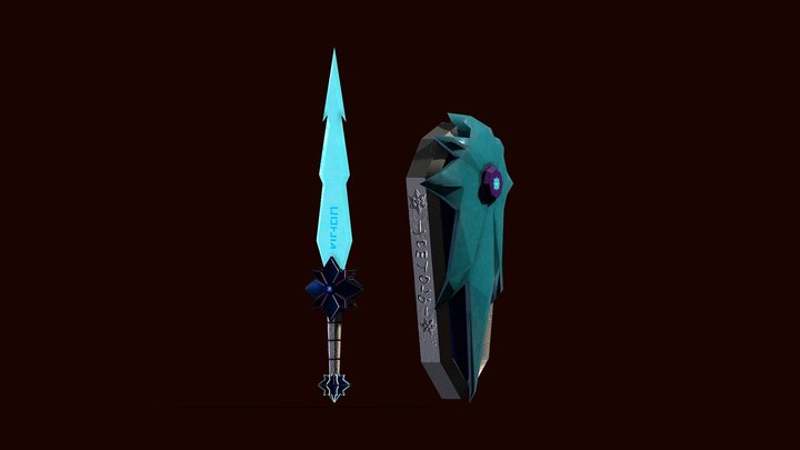 Sword&ShieldModel 3D Model