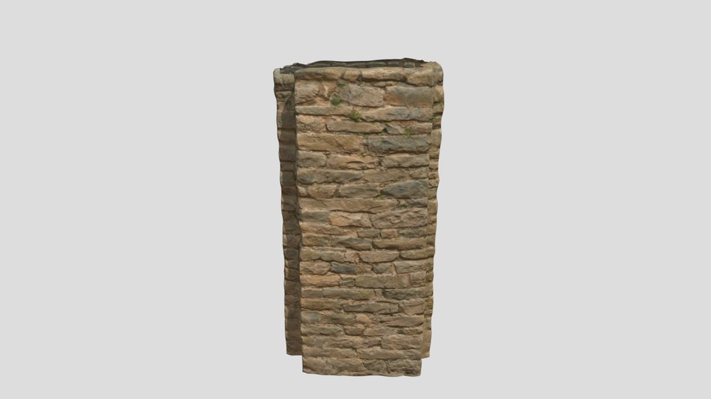 Pillar From Old Abbey Pbr Scan