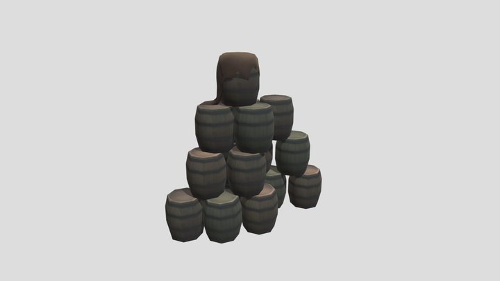 Barrels 3D Model