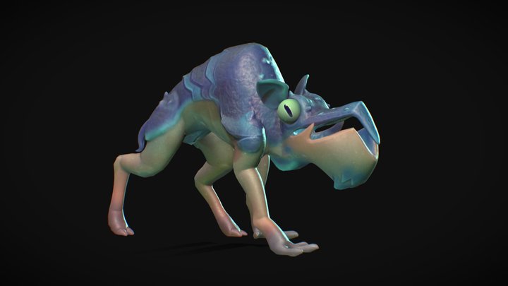 Cute Creature Workshop Guille Garcia Concept 3D Model