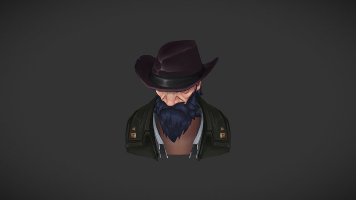 CowBoy 3D Model