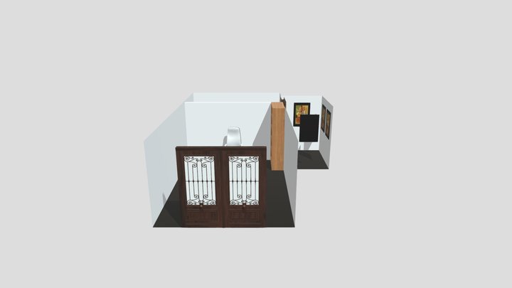 Basement Office 2 3D Model