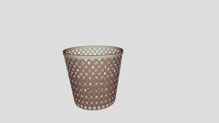 wooden glass 3D Model