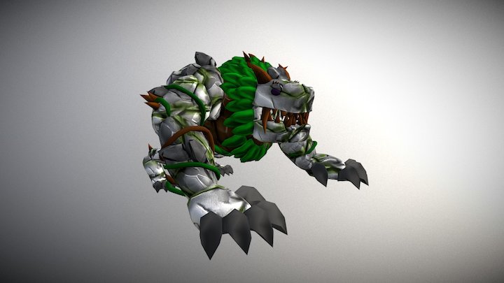 Verdant Fury Character 3D Model
