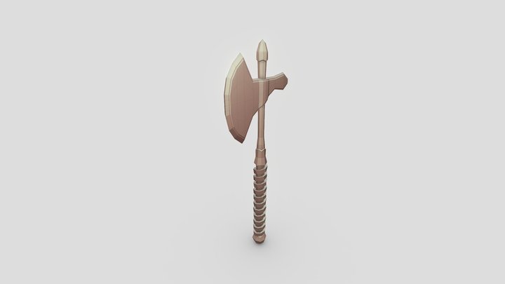 Battle Axe 3D Model
