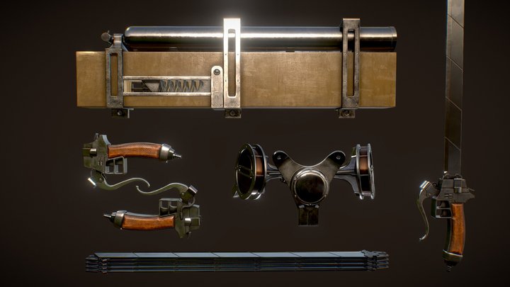 Omni-directional mobility gear (ODM) 3D Model