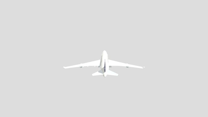 saudi arabian airlines b747 3D Model
