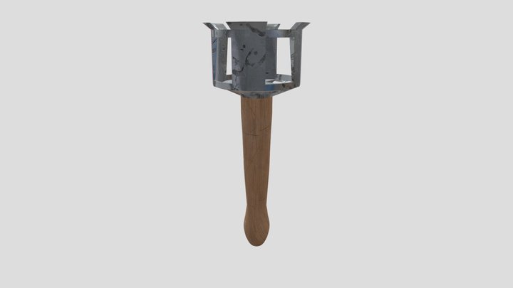 Viking Torch 3D Model