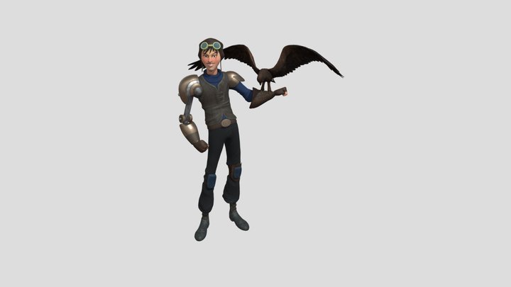 karakter steampunk 3D Model