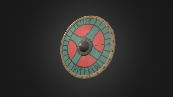 Wiking Shield 3D Model