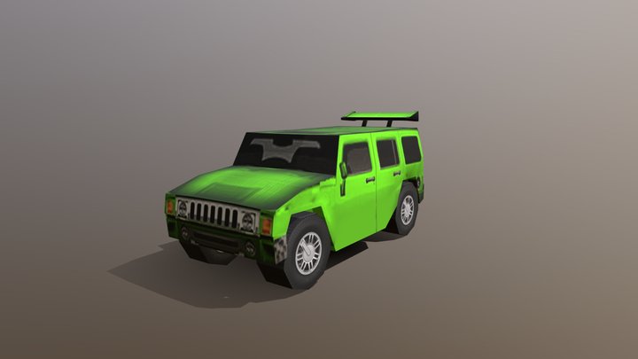 Hummer H3 with Spoiler – Gratis 3D-model STL