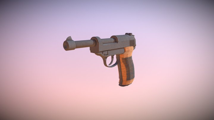 Walther P38 3D Model