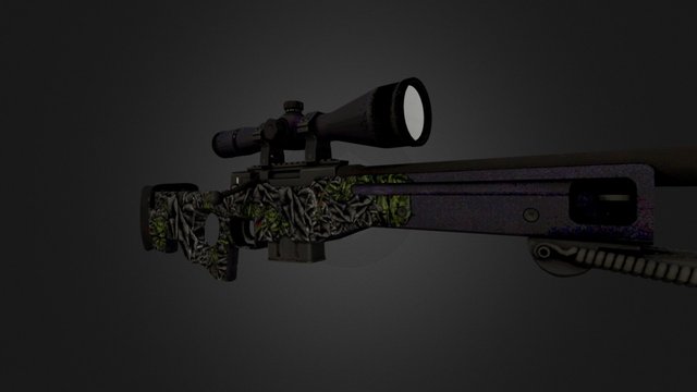 AWP BLACKROSE (BY LETS5LAY) 3D Model