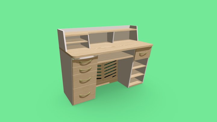 Cool desk, I guess 3D Model