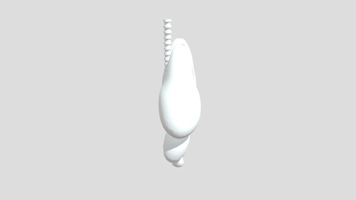 Gastrointestinal Anatomy (Untextured) 3D Model