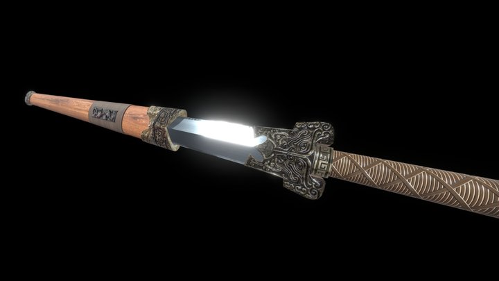 Chinese Sword 3D Model