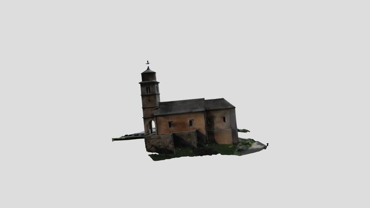 Modello Monrupino_very_low_poly 3D Model