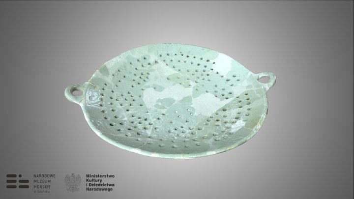 Vegetable Strainer Bowl 3D model 3D printable