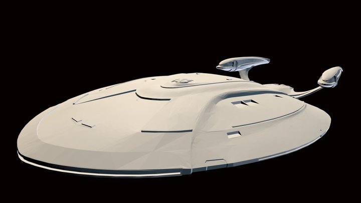 Star Trek Odyssey Class Starship 3D Model