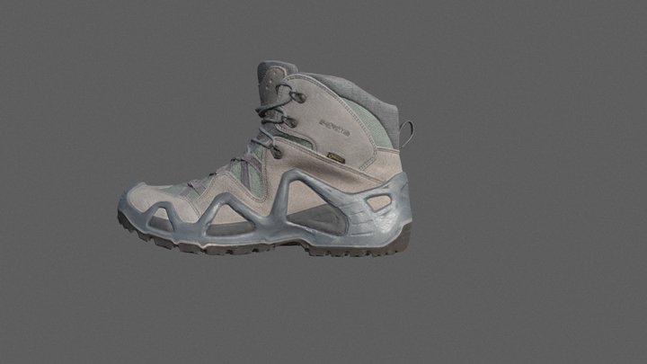 Lowa Zephyr GTX Mid TF Hiking Boot 3D Model
