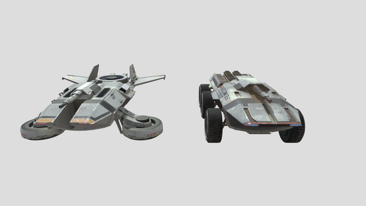 Mako and hammerhead 3D Model