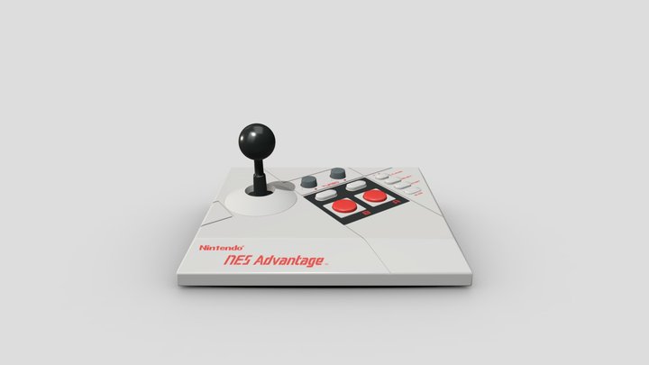 NES Advantage 3D Model