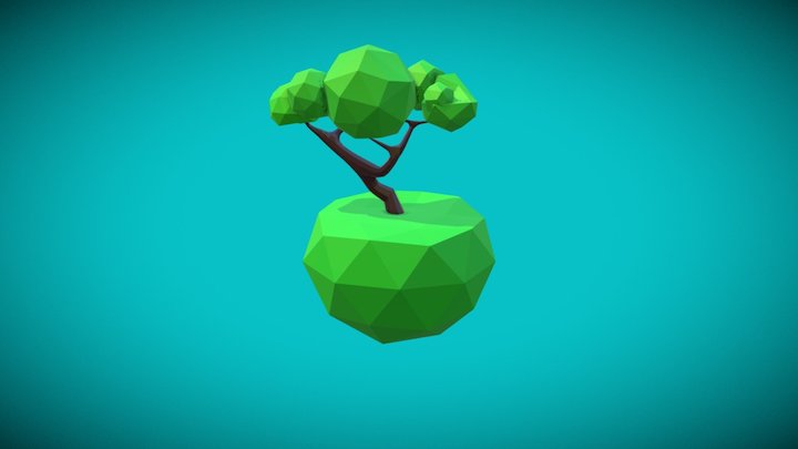 my first render Tree 3D Model