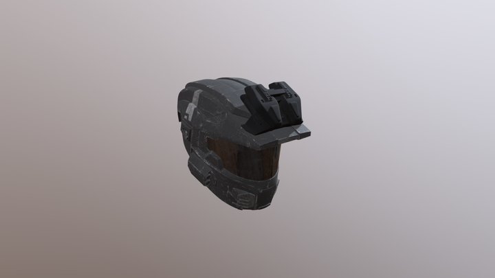 Halo wars MK5 Helmet 3D Model